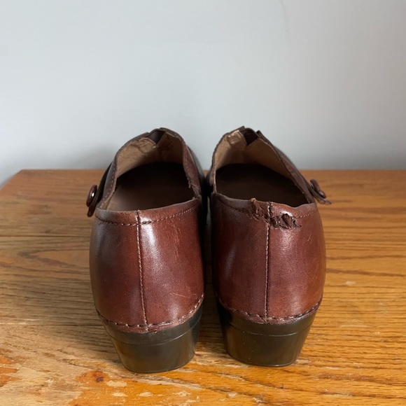 Dansko Brown Leather Clogs Womens Size 40 EU - Picture 5 of 6